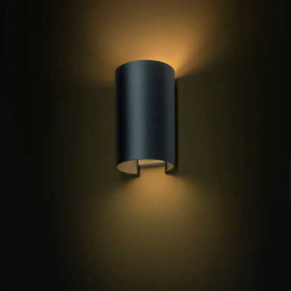 RENDL wall lamp RON W 15/25 wall  Monaco petrol blue/silver PVC 230V LED E27 15W R11575 3