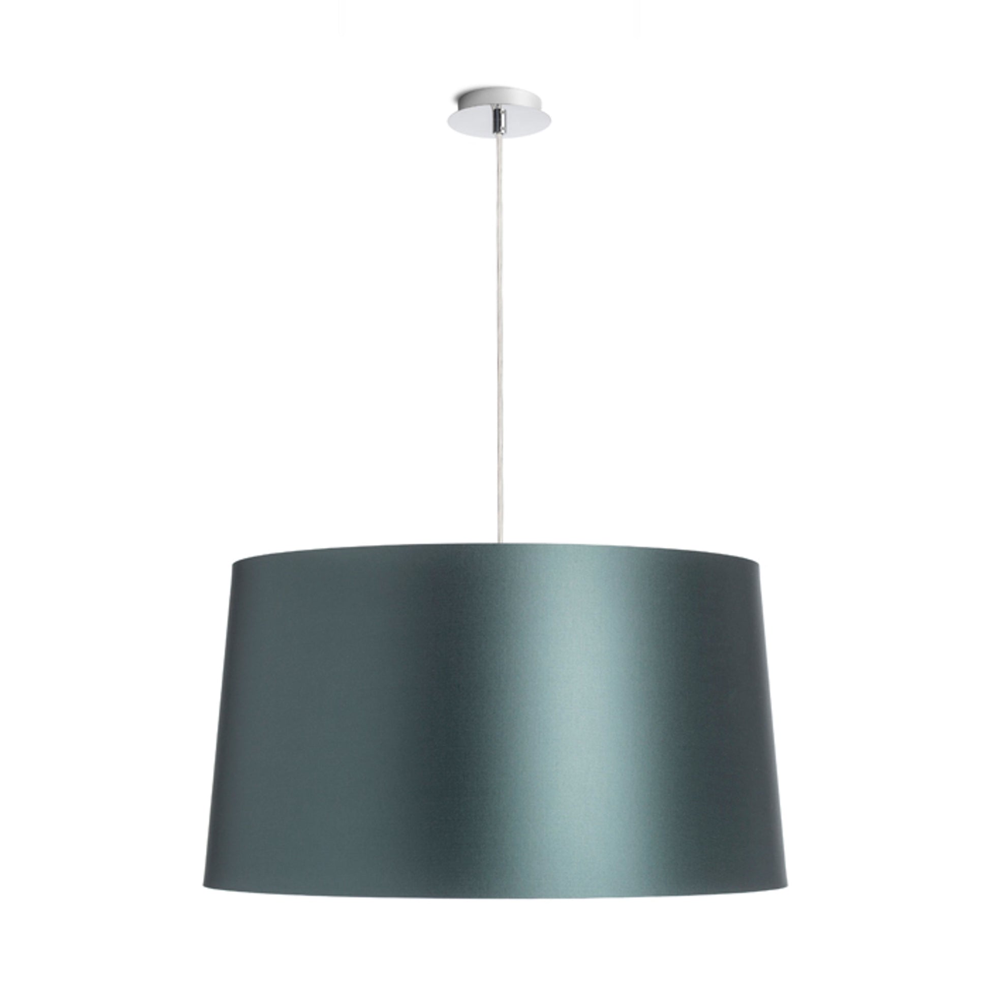 RENDL shades, shade bases, pendent sets ASPRO 55/30 shade  Monaco petrol blue/silver PVC  max. 23W R11577 5