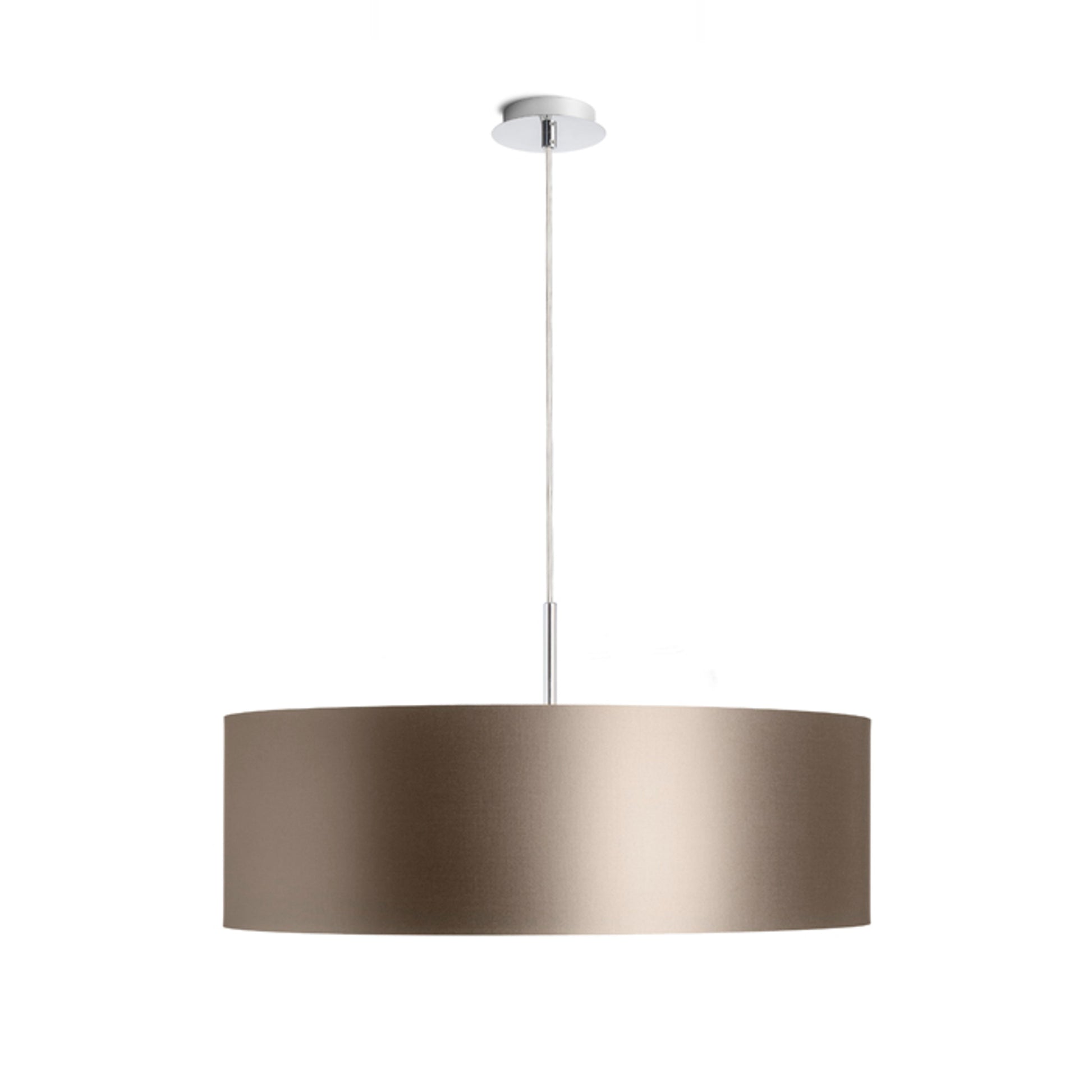 RENDL shades, shade bases, pendent sets RON 60/19 shade  Monaco dove gray/silver PVC  max. 23W R11584 3