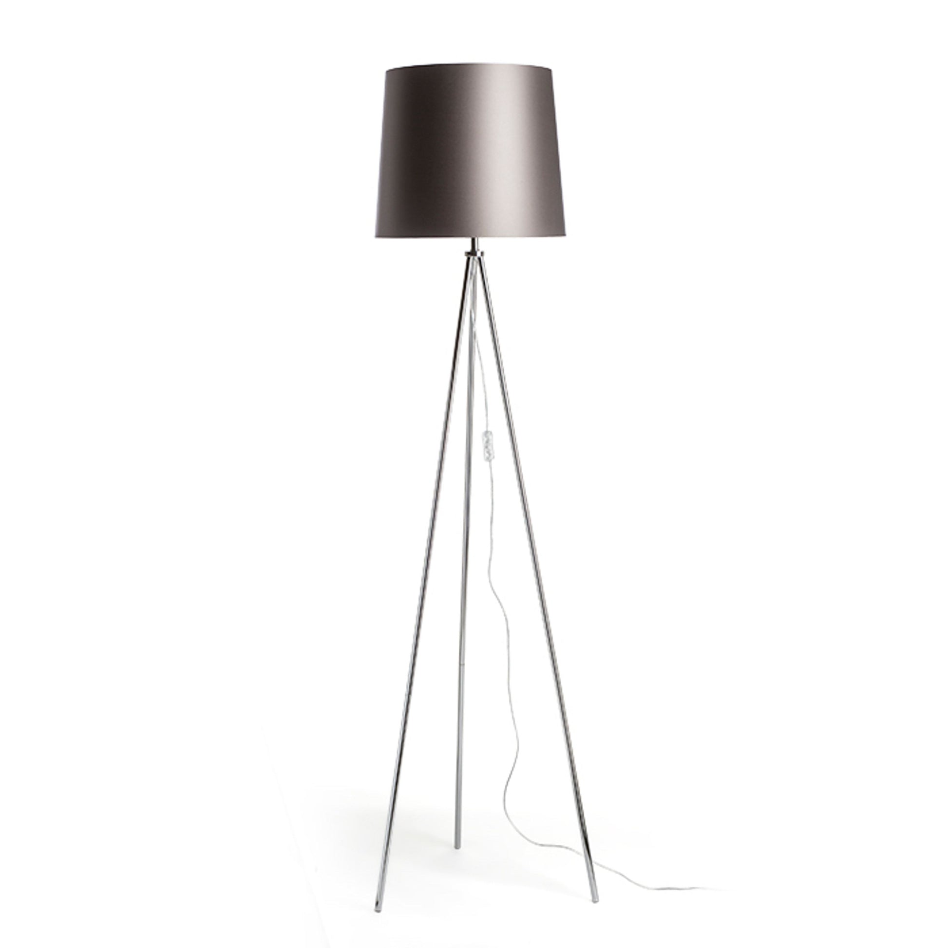 RENDL shades, shade bases, pendent sets CONNY 35/30 shade  Monaco dove gray/silver PVC  max. 23W R11592 8
