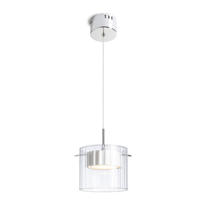 RENDL pendant lamp ESTRA I pendant white clear glass 230V LED 5W  3000K R11679 1