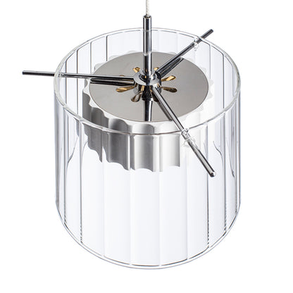 RENDL pendant lamp ESTRA I pendant white clear glass 230V LED 5W  3000K R11679 6
