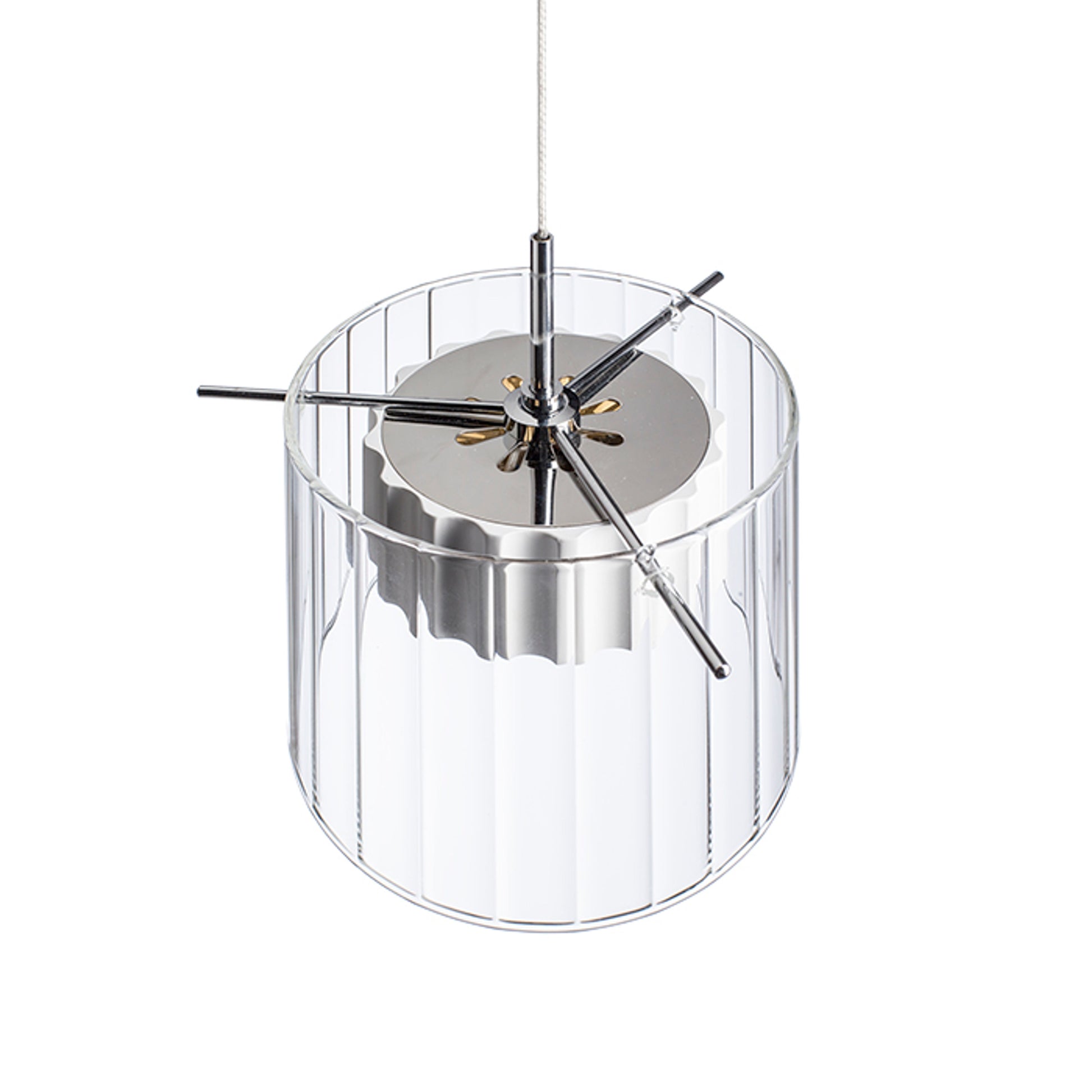RENDL pendant lamp ESTRA I pendant white clear glass 230V LED 5W  3000K R11679 8