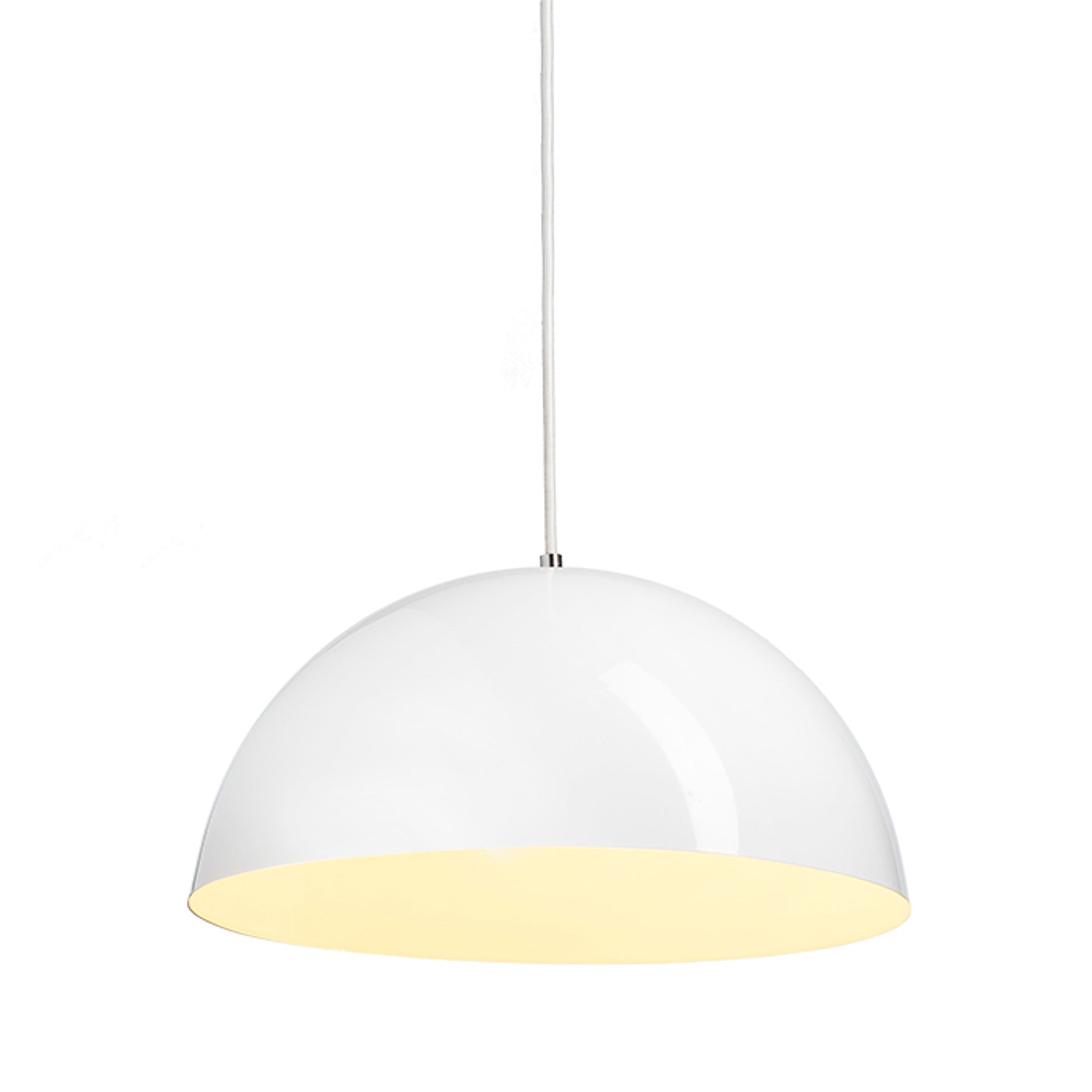 RENDL pendant lamp MONROE 40 pendant shiny white/white  230V LED E27 30W R11707 8