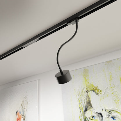 RENDL 3-circuit track system PIXIE on goose neck for 3-circuit tracks black 230V LED GX53 7W R11769 2