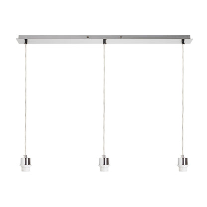 RENDL shades, shade bases, pendent sets MORE 80 pendant ceiling base  matt nickel 230V LED E27 3x15W R11776 1