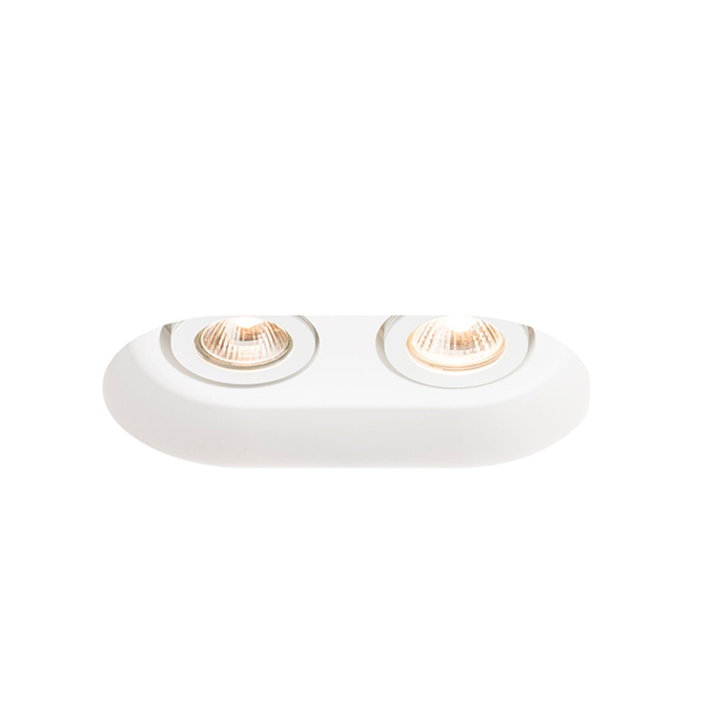 RENDL recessed light DINGO GU10 II directional  plaster 230V GU10 2x35W R12037 10