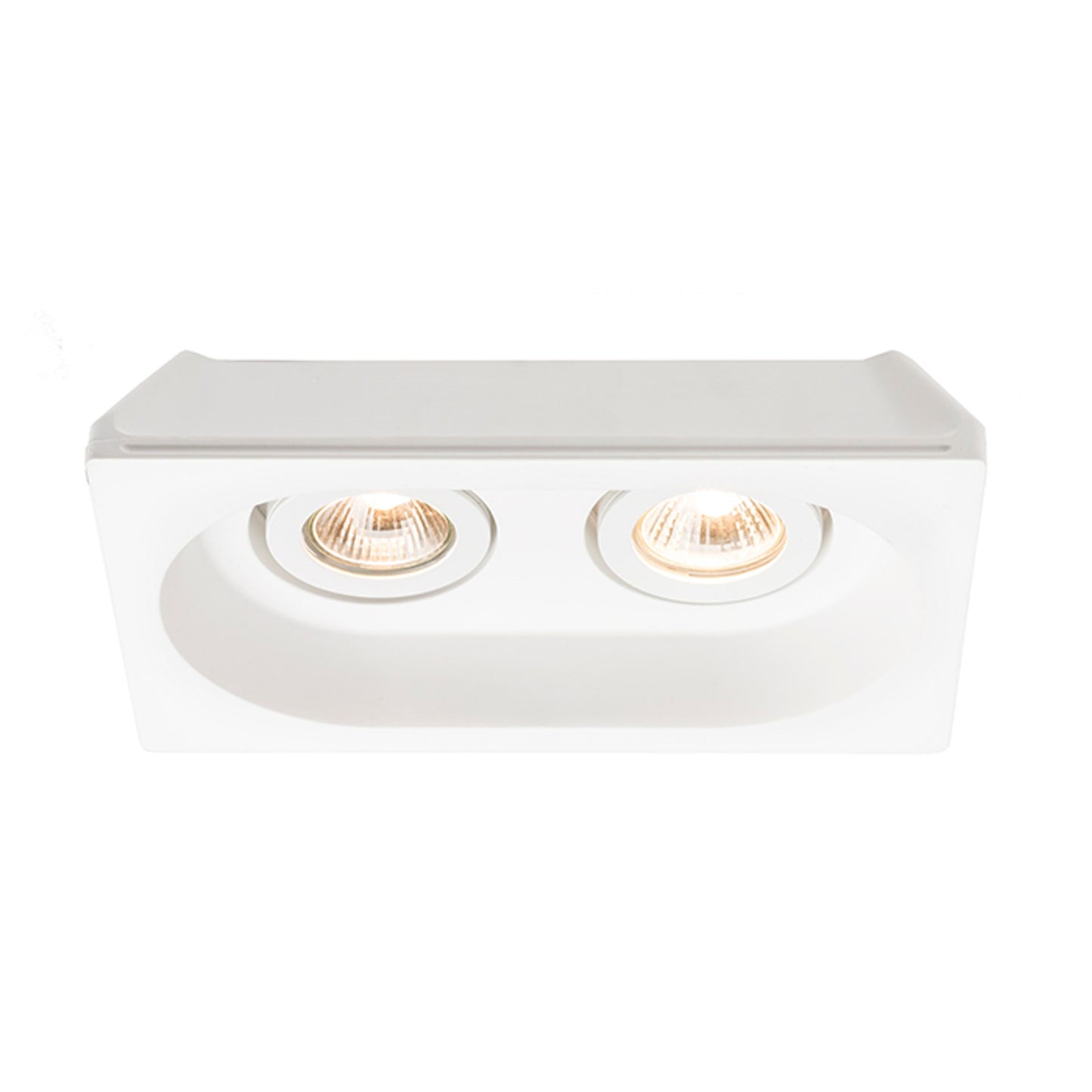 RENDL recessed light DINGO GU10 II directional  plaster 230V GU10 2x35W R12037 9