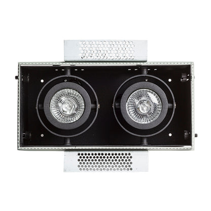 RENDL recessed light ELECTRA II  black  230V GU10 2x50W R12053 3