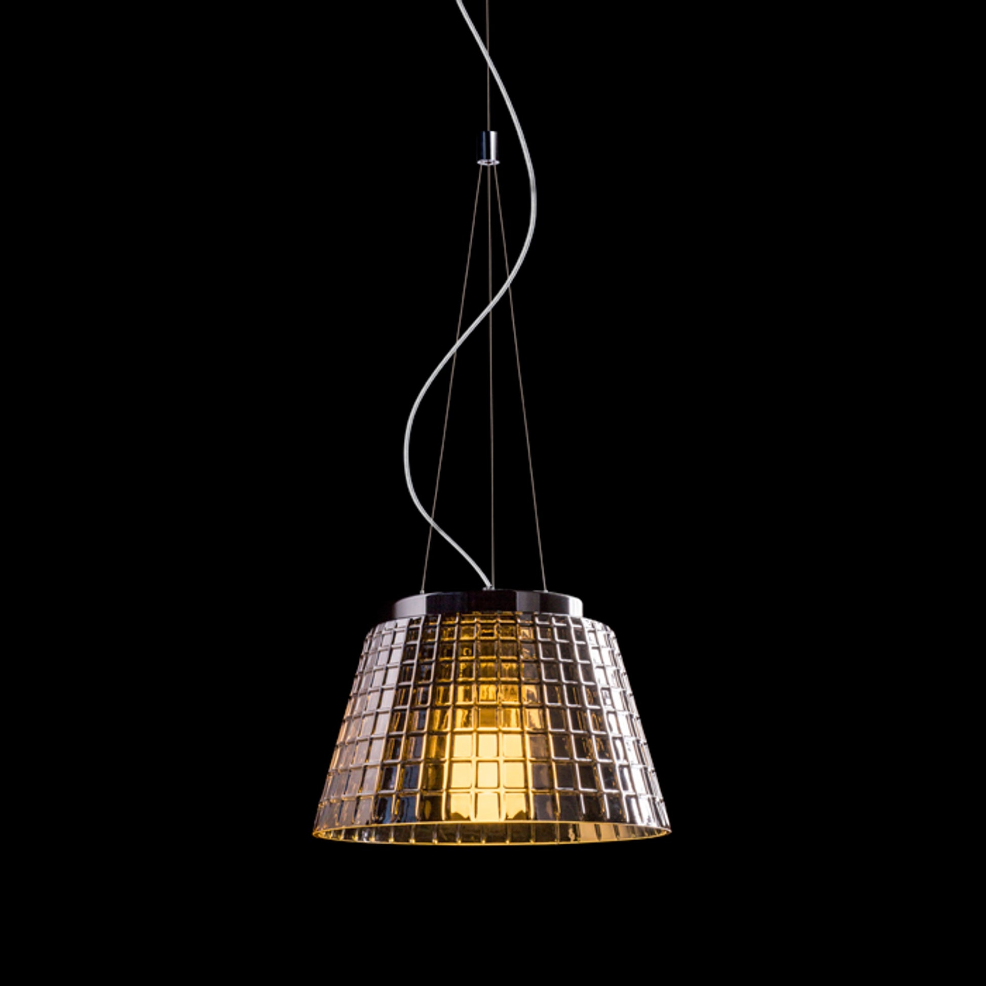 RENDL pendant lamp CORONA pendant  chrome-tinted glass 230V LED E27 15W R12055 5