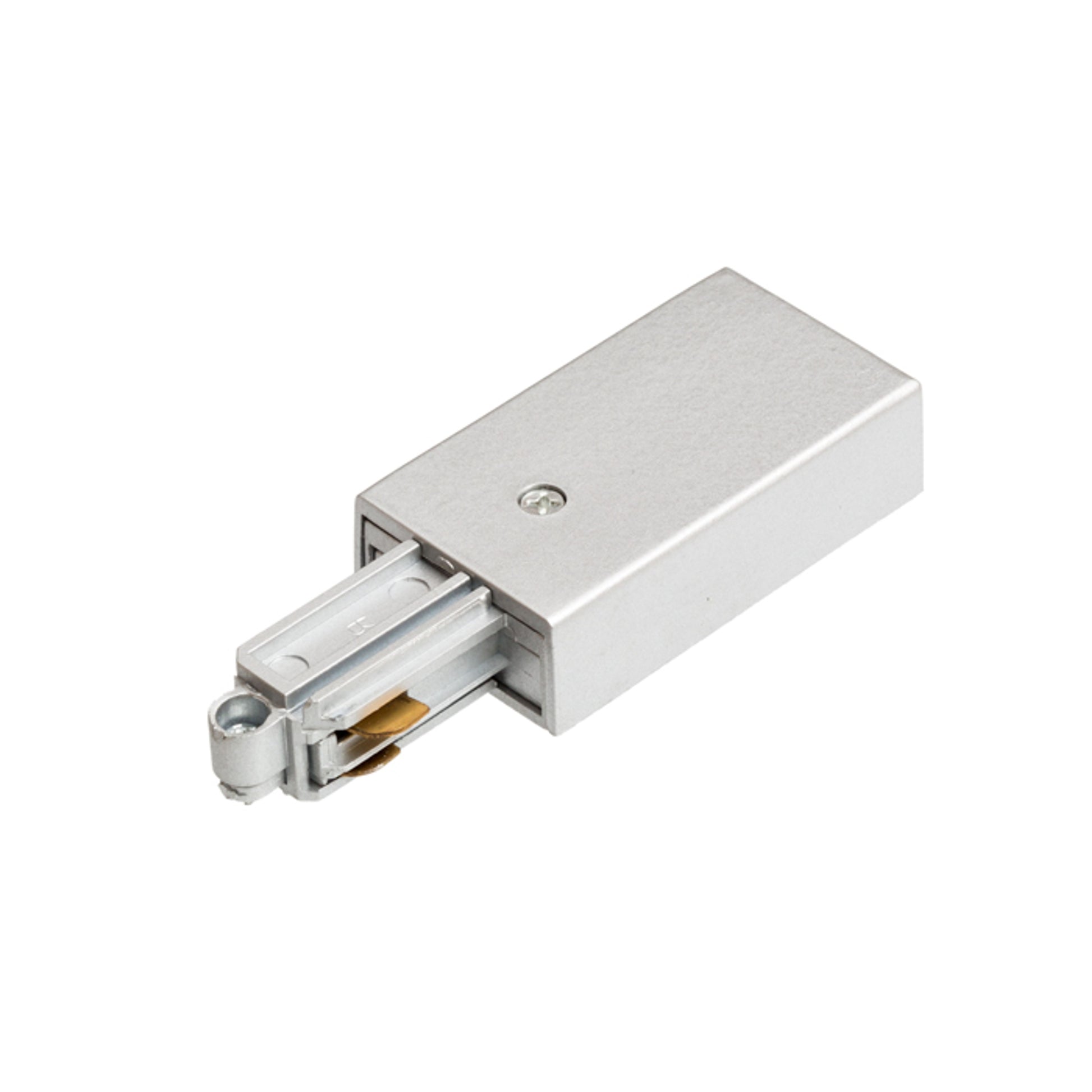 RENDL 1-circuit track system 1F feed-in, polarity left silver grey  230V  R12286 1