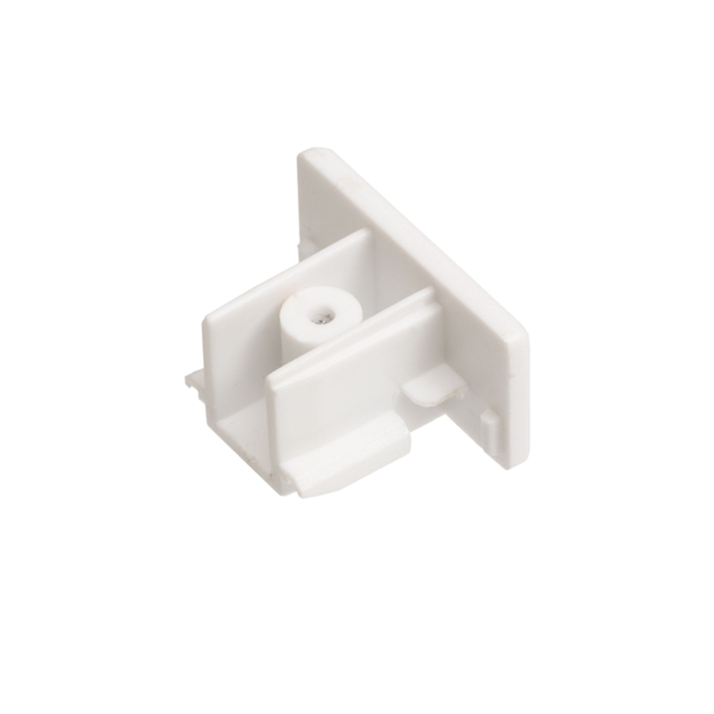 RENDL 1-circuit track system 1F end cap white   R12290 2
