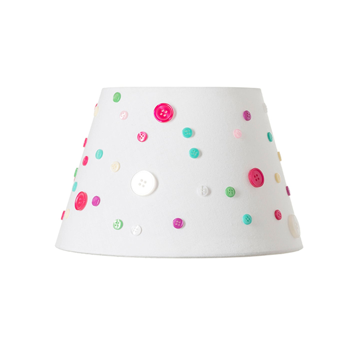 RENDL shades, shade bases, pendent sets DELISA 25/16 shade white buttons  max. 28W R12388 6