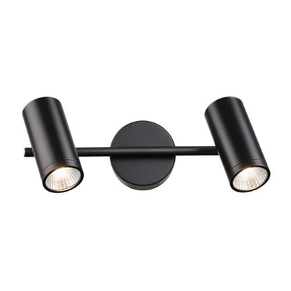 RENDL Outlet BOGARD II wall matt black  230V LED 2x5W 40°  3000K R12503 1