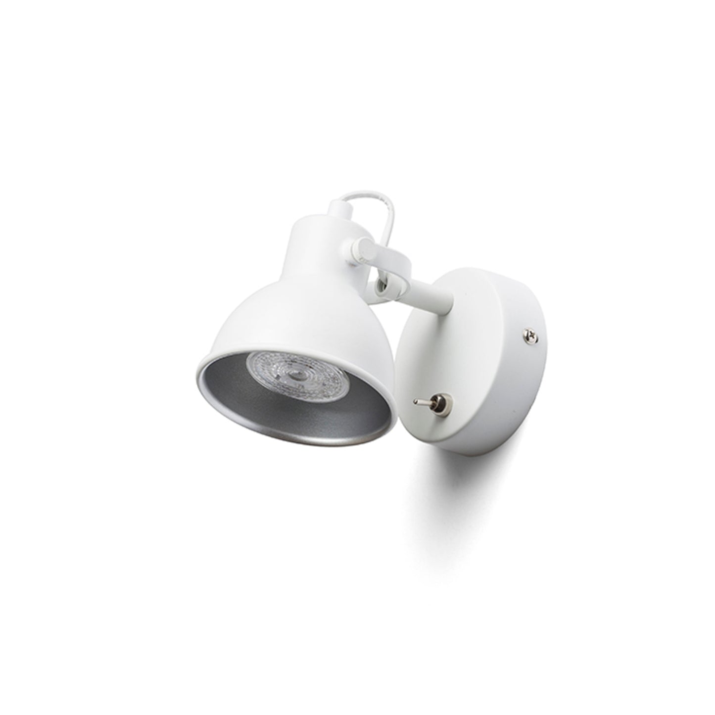 RENDL spotlight ROSITA I wall white/silver grey  230V LED GU10 9W R12507 4