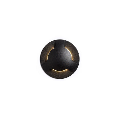 RENDL outdoor lamp KICK III recessed black 230V LED 3W IP54 3000K R12621 7