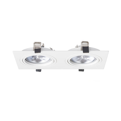 RENDL recessed light PASADENA G53 SQ II  white  230V LED G53 2x15W R12703 2