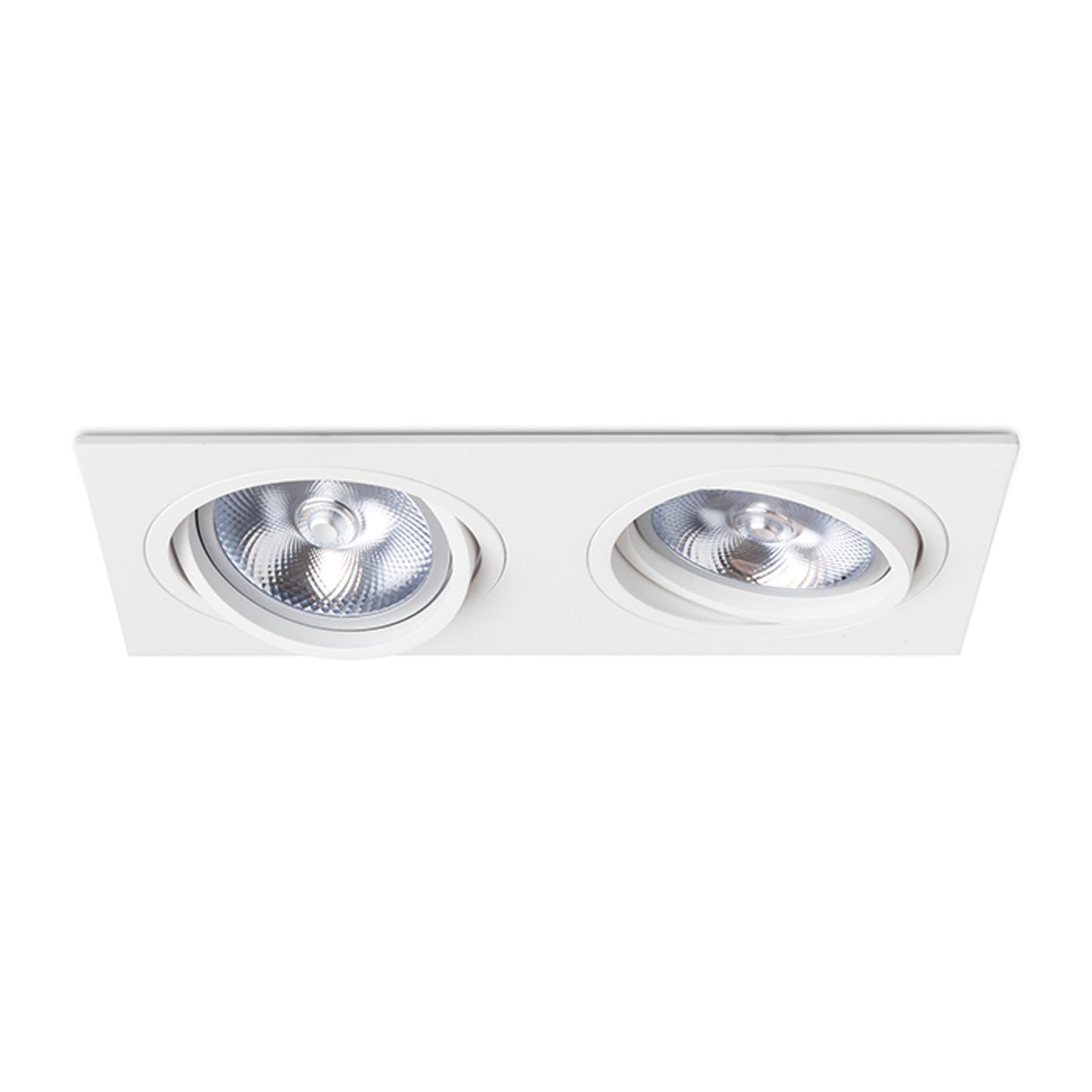 RENDL recessed light PASADENA G53 SQ II  white  230V LED G53 2x15W R12703 3