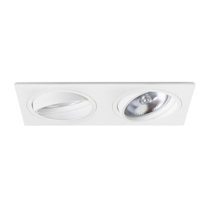 RENDL recessed light PASADENA G53 SQ II  white  230V LED G53 2x15W R12703 4