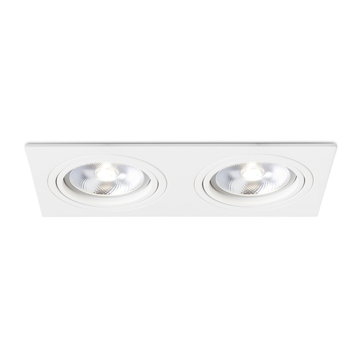 RENDL recessed light PASADENA G53 SQ II  white  230V LED G53 2x15W R12703 5