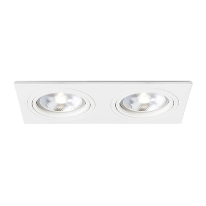 RENDL recessed light PASADENA G53 SQ II  white  230V LED G53 2x15W R12703 5