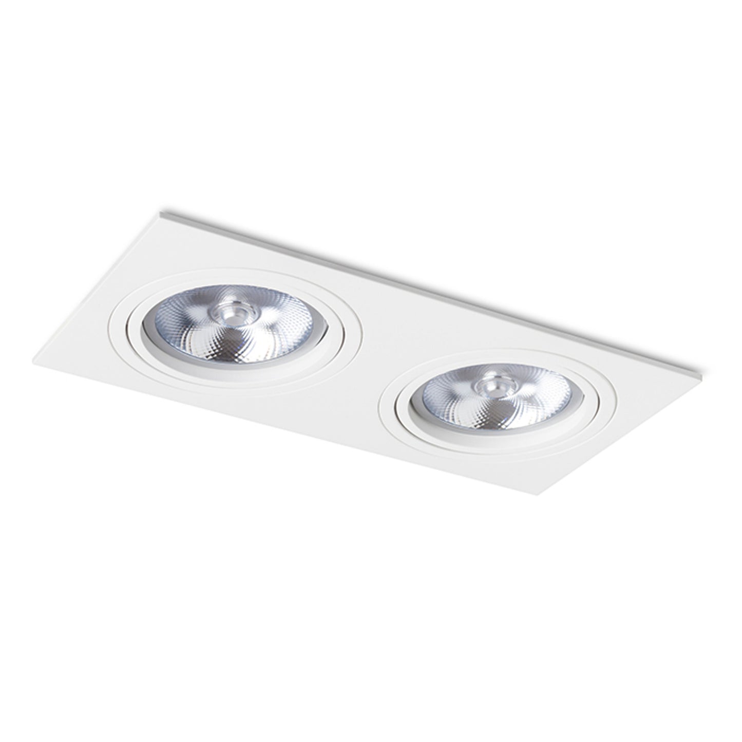 RENDL recessed light PASADENA G53 SQ II  white  230V LED G53 2x15W R12703 6