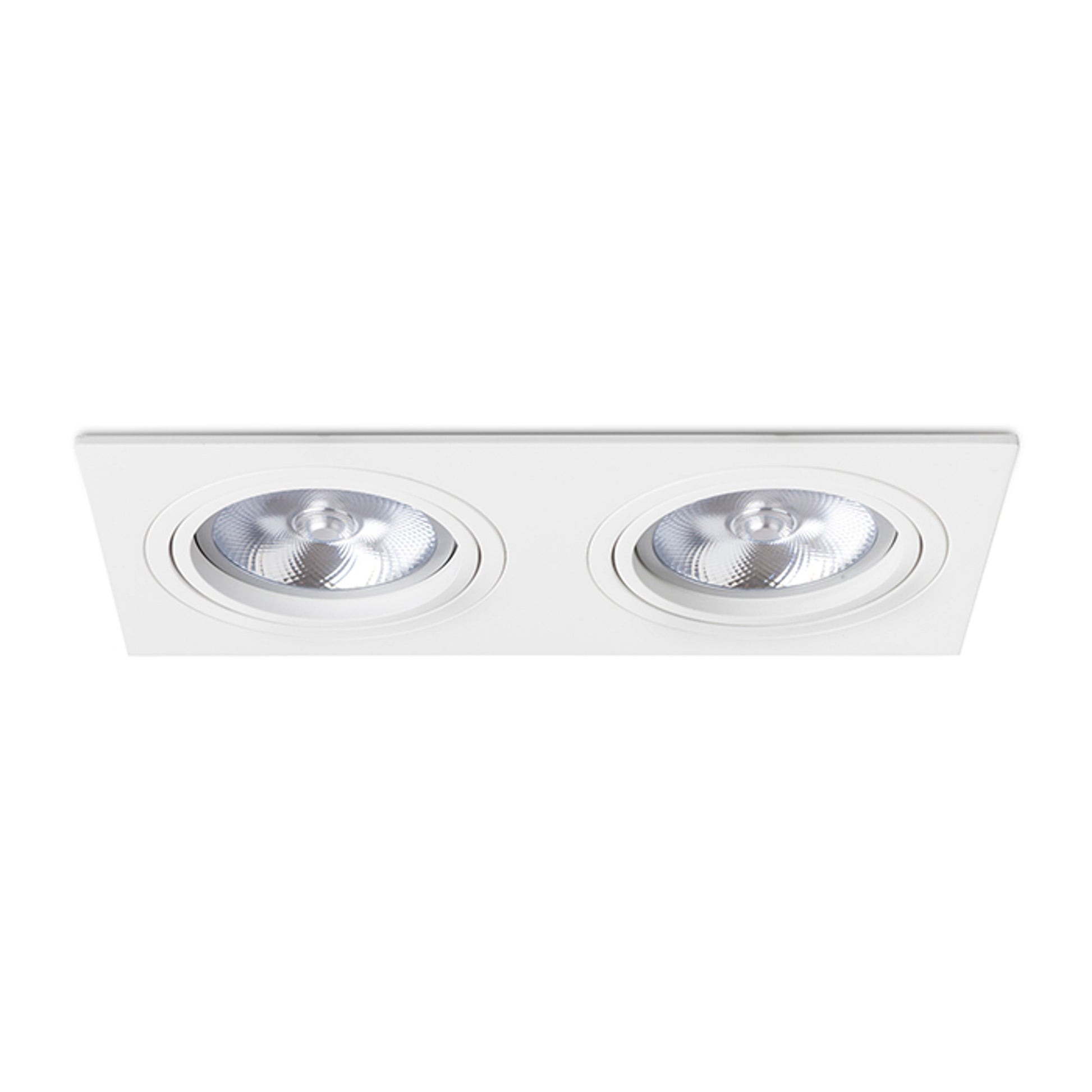 RENDL recessed light PASADENA G53 SQ II  white  230V LED G53 2x15W R12703 7