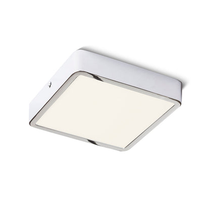 RENDL surface mounted lamp HUE SQ 17 ceiling  chrome 230V LED 18W  3000K R12812 1