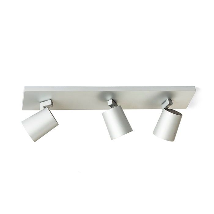 RENDL spotlight KENNY III surface mounted  brushed aluminum/black 230V LED GU10 3x8W R12919 2
