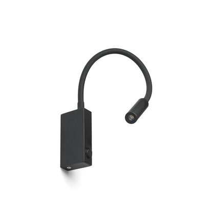 RENDL spotlight EKE wall black 230V LED 3W 60° 3000K R12945 5