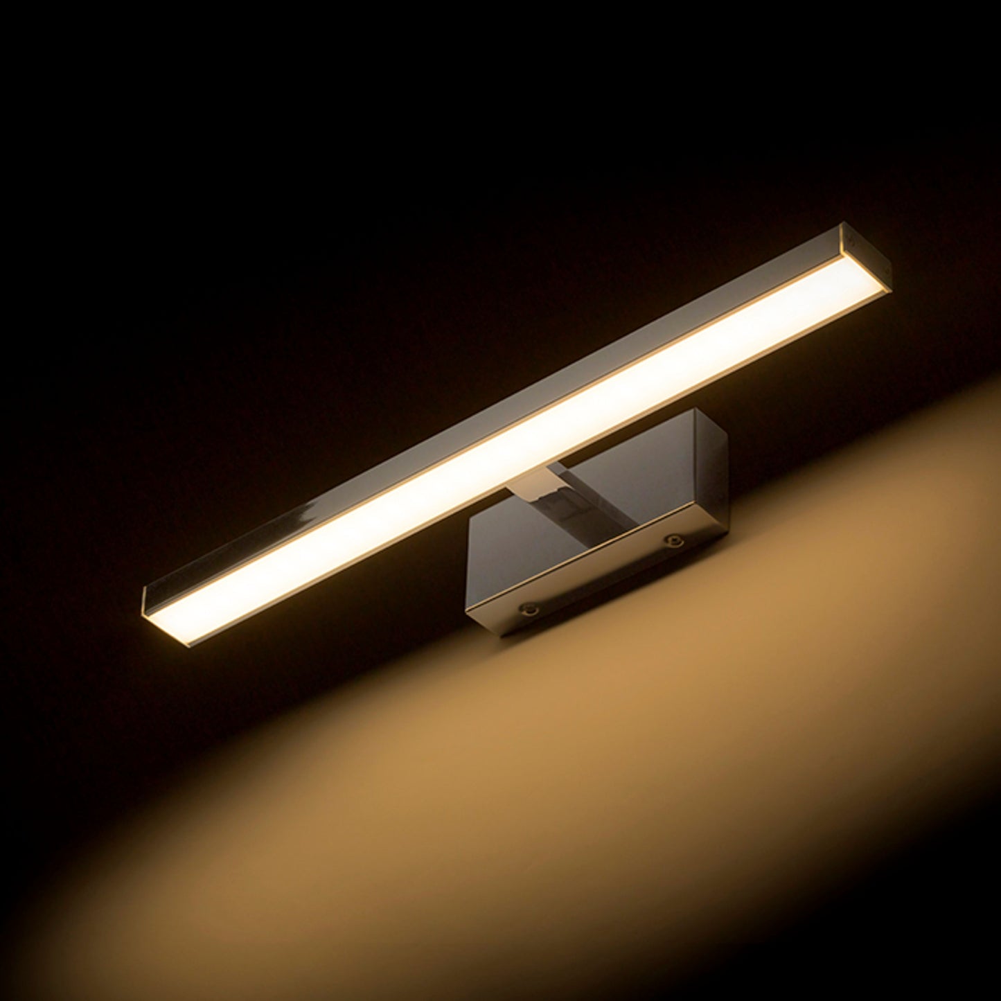 RENDL wall lamp PANON LONG wall  chrome 230V LED 12W IP44  3000K R12950 3