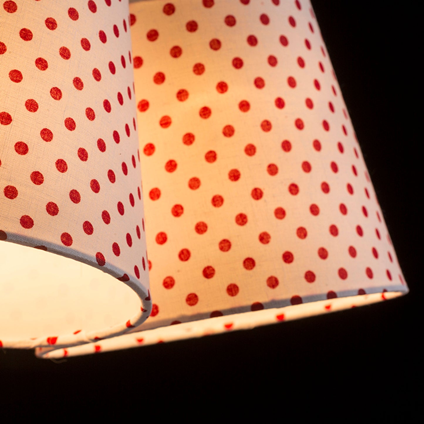 RENDL pendant lamp NANCY III pendant white/red  230V LED E14 3x11W R13345 3