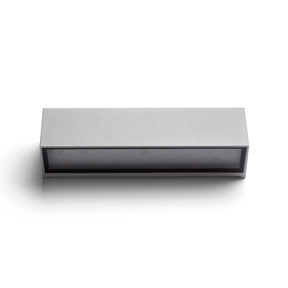 RENDL outdoor lamp CAMARGUE wall silver grey satinated glass 230V LED 6W IP65  3000K R13527 5