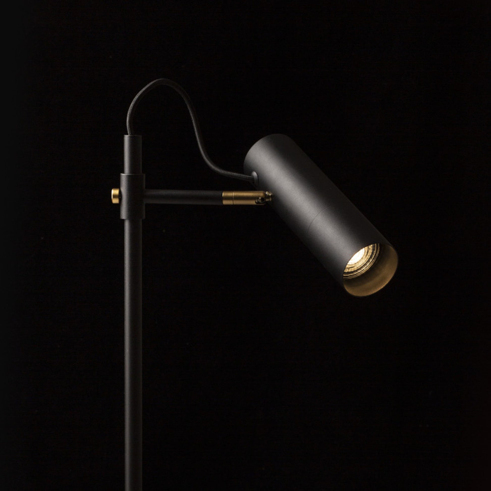 RENDL floor lamp VARIA floor black brass 230V LED GU10 9W R13660 4