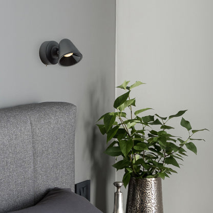 RENDL spotlight STIG wall black  230V LED 5.6W 34°  3000K R13941 3