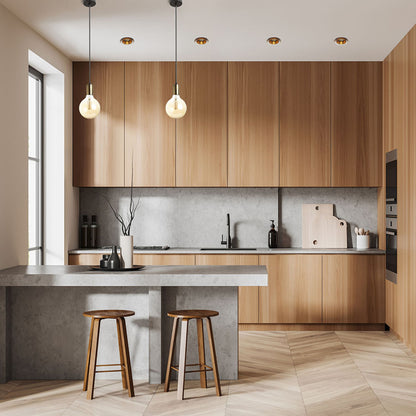 RENDL recessed light DAYTONA directional plaster/brushed brass 230V LED GU10 8W R14161 4