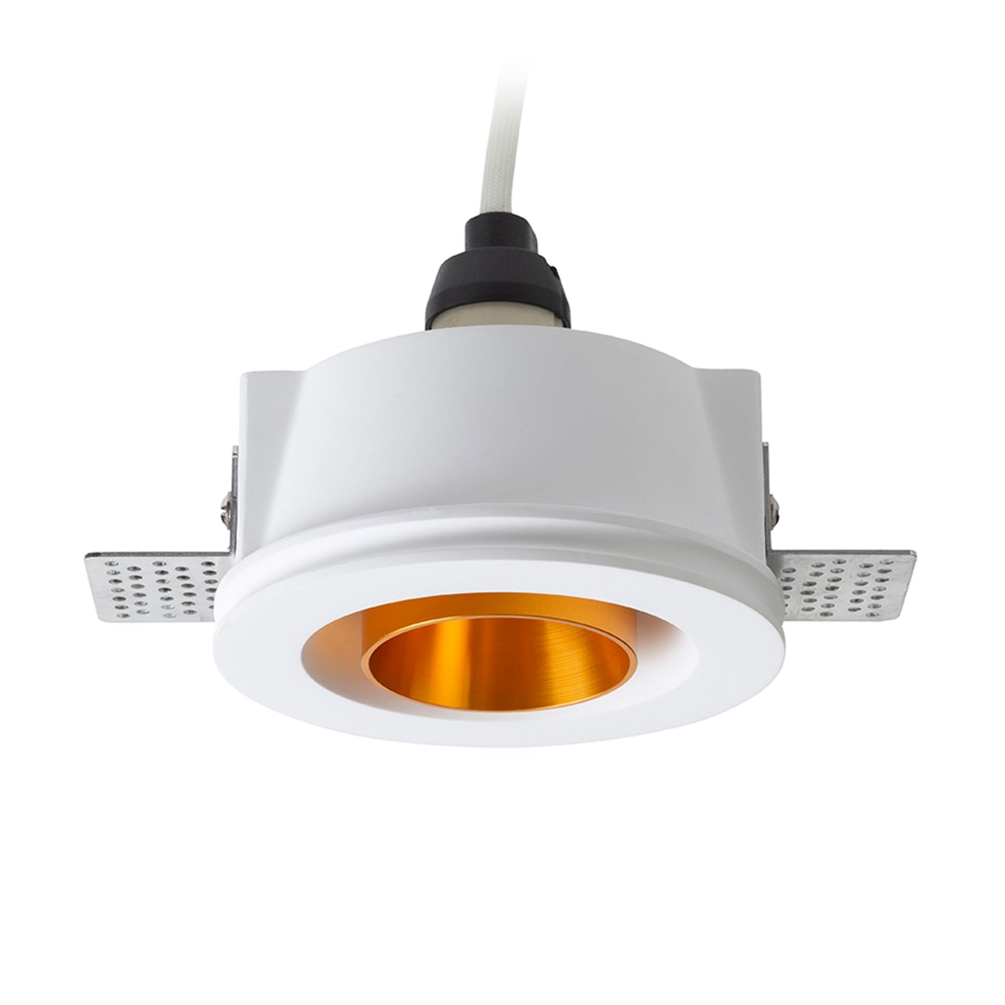 RENDL recessed light DAYTONA directional plaster/brushed brass 230V LED GU10 8W R14161 7