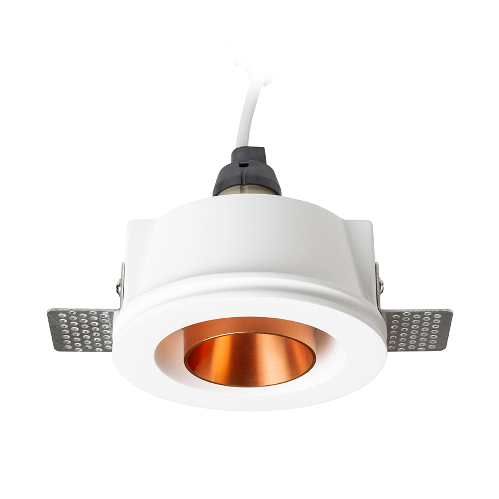 RENDL recessed light DAYTONA directional plaster/brushed copper 230V LED GU10 8W R14162 5