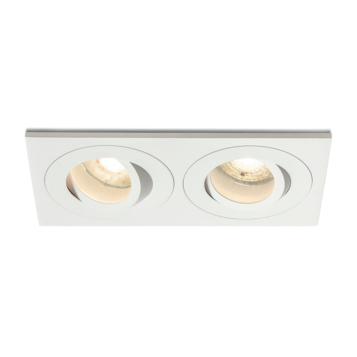 RENDL recessed light GALO II recessed white 230V LED GU10 9W IP65 R14225 1