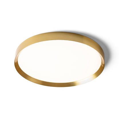 RENDL surface mounted lamp SOLEN 49 ceiling  brushed brass 230V LED 42W  3000K 4000K 6000K R14310 3