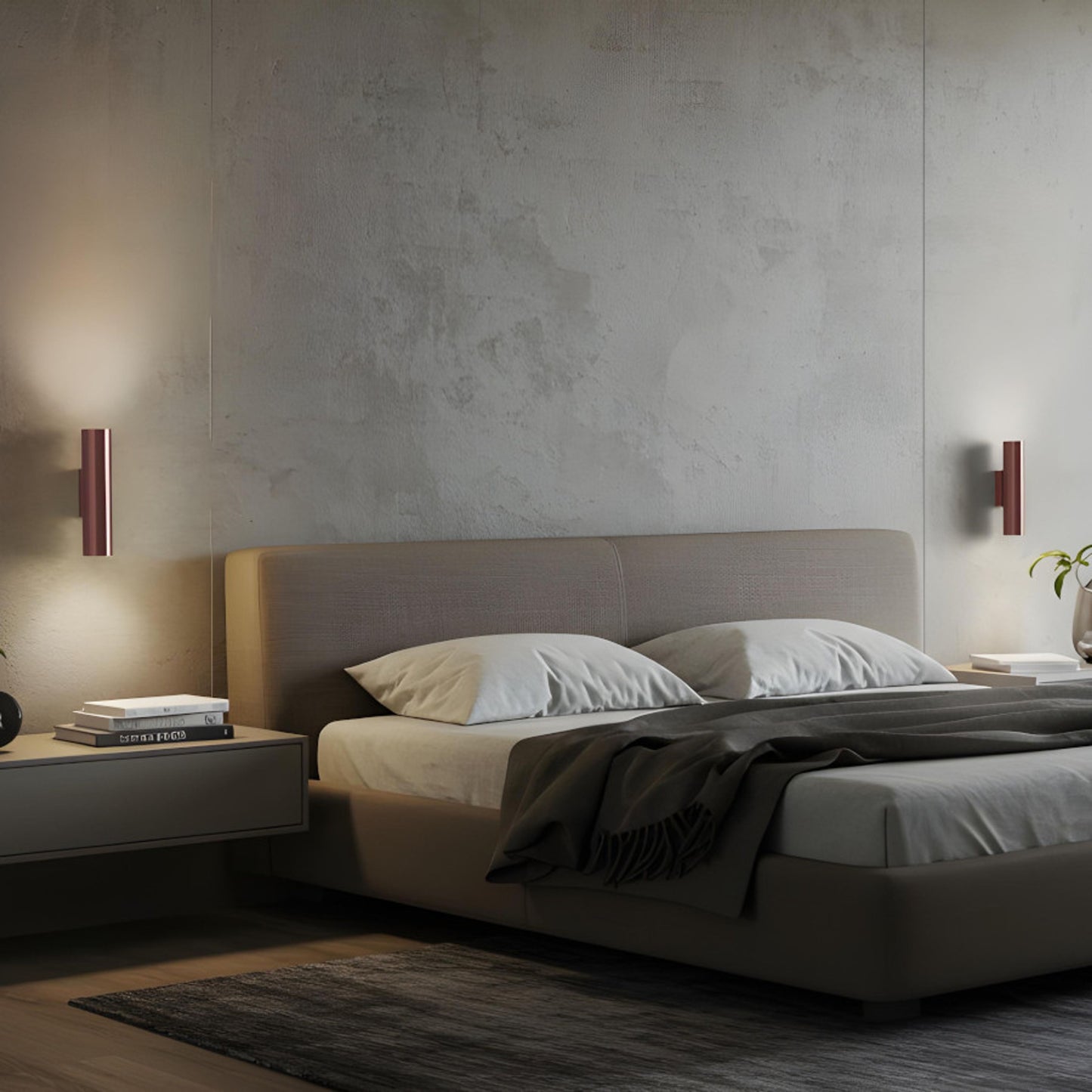 RENDL wall lamp LUKE wall  copper 230V LED GU10 2x7W R14315 6