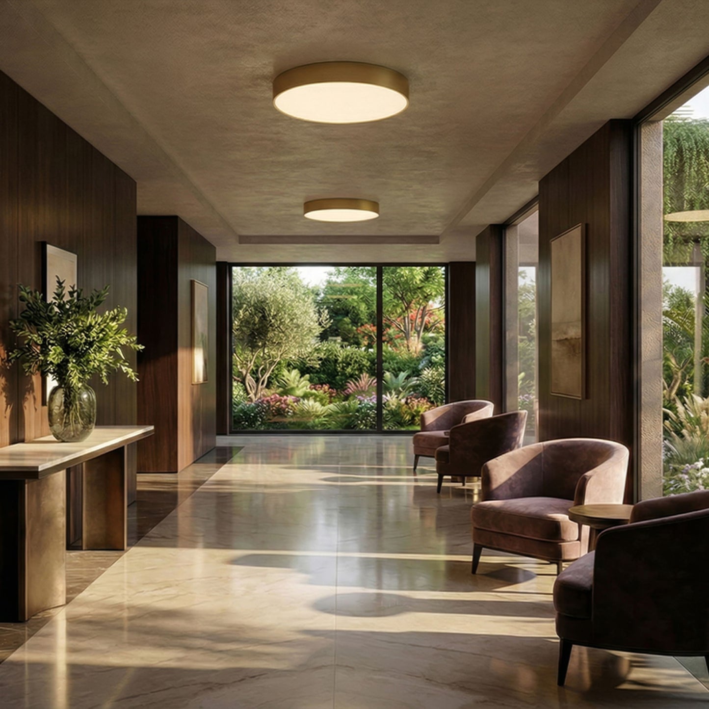 RENDL surface mounted lamp LARISA R 60 DIMM ceiling pearl gold 230V LED 100W 3000K 4000K 6500K R14364 4