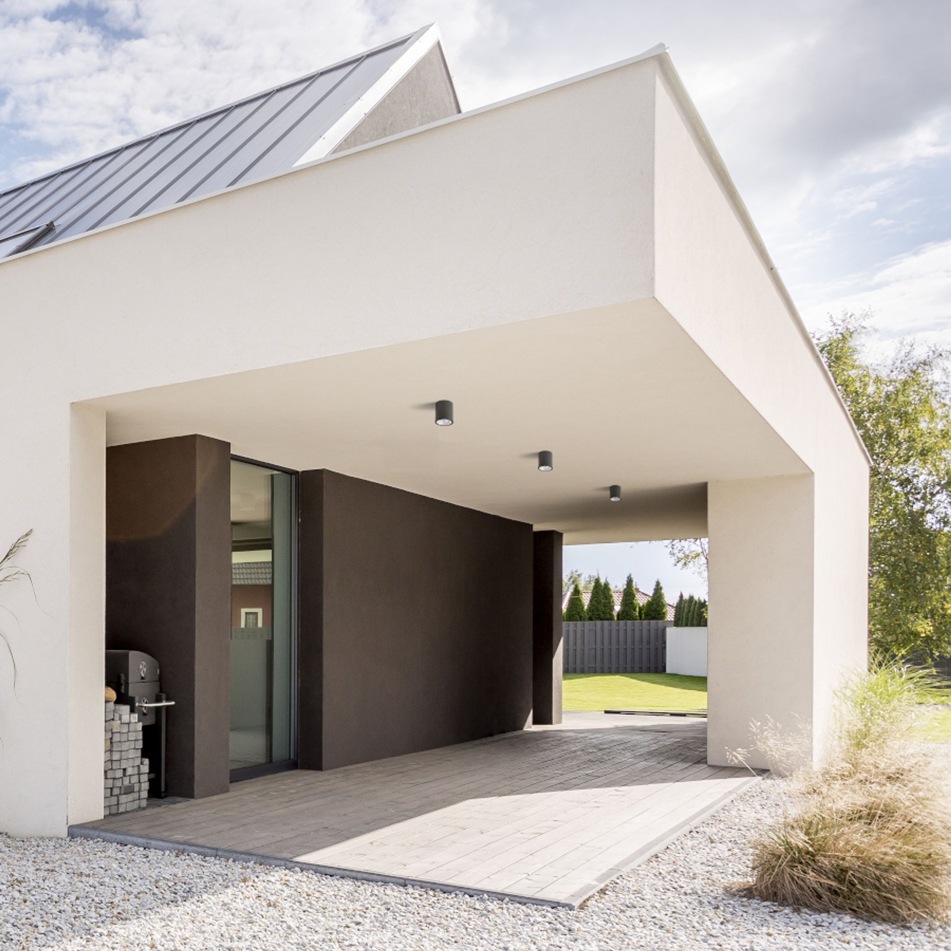 RENDL outdoor lamp KORNELIA 10 ceiling black 230V LED 15W IP65 3000K R14381 5