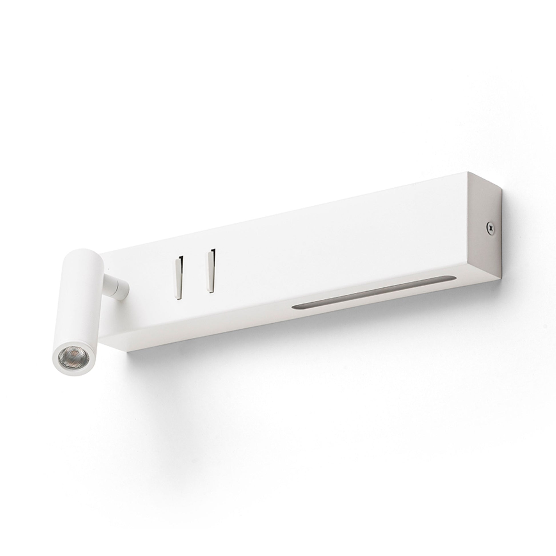 RENDL spotlight ODEON wall with backlighting white  230V LED 8+3W 30°  3000K R14523 4