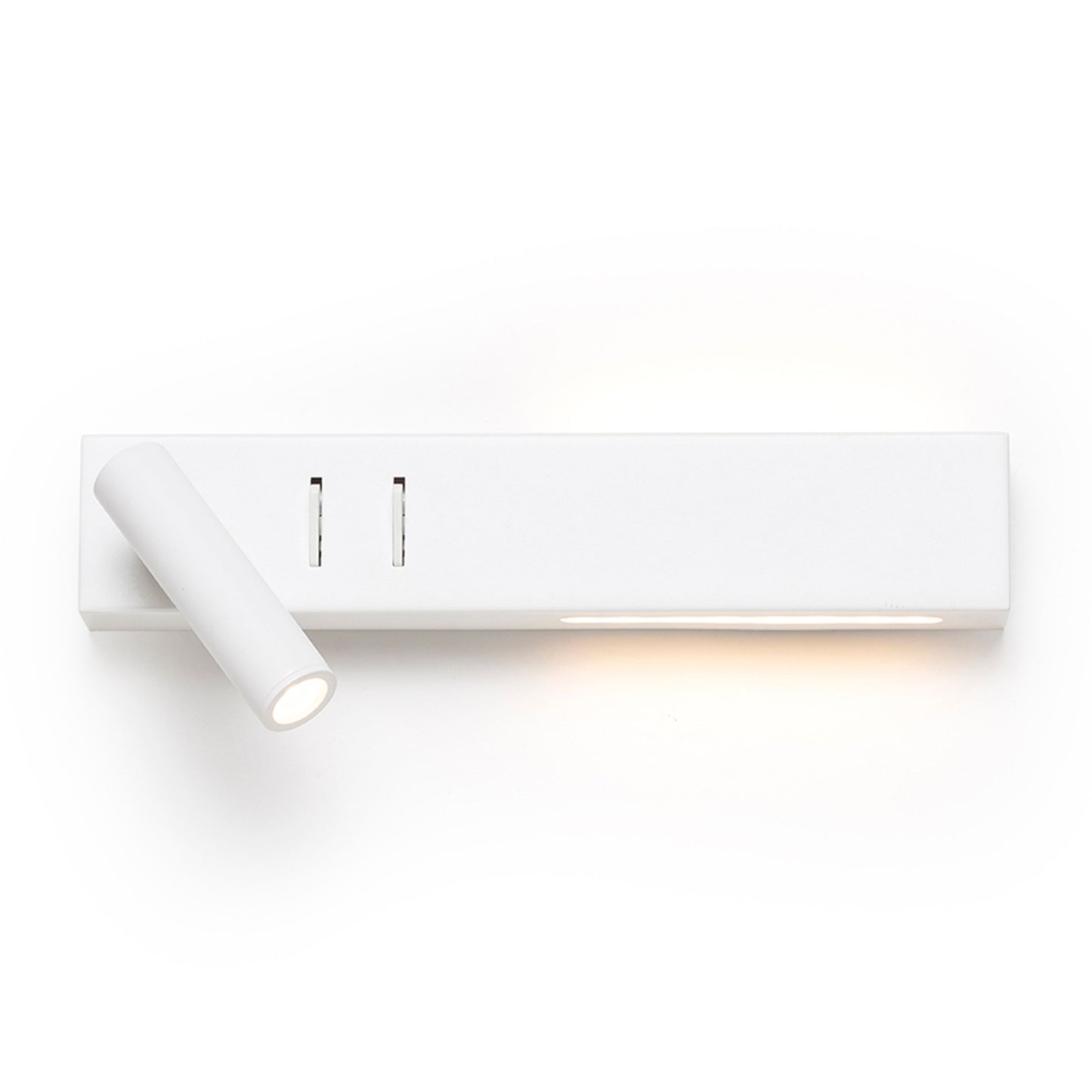 RENDL spotlight ODEON wall with backlighting white  230V LED 8+3W 30°  3000K R14523 9