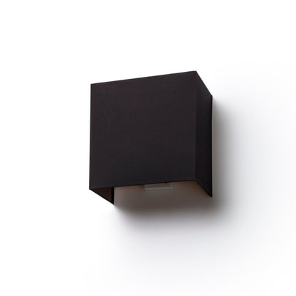 RENDL wall lamp LOPE W 25/14 wall  Polycotton black/white PVC 230V LED E27 15W R14545 1