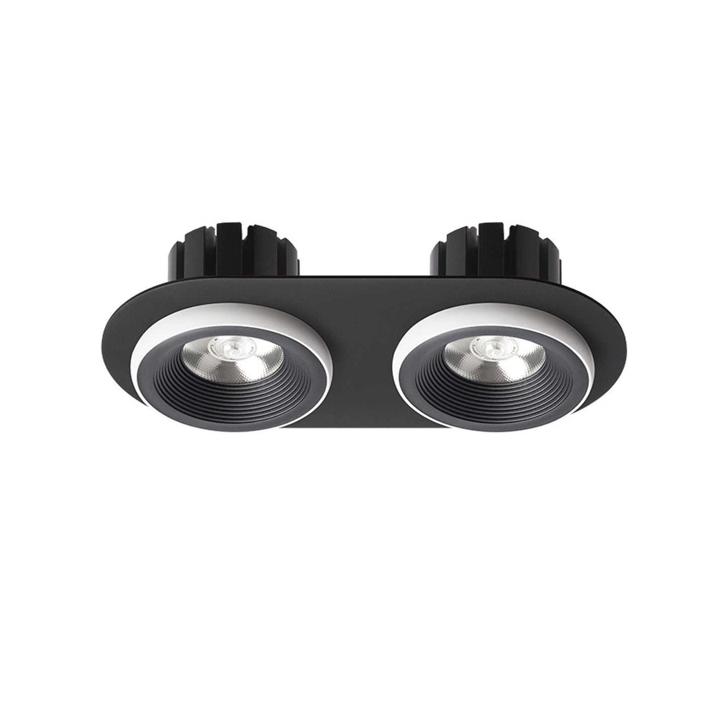 RENDL recessed light SHARM R II recessed black/white 230V LED 2x10W 24° 3000K R14573 2