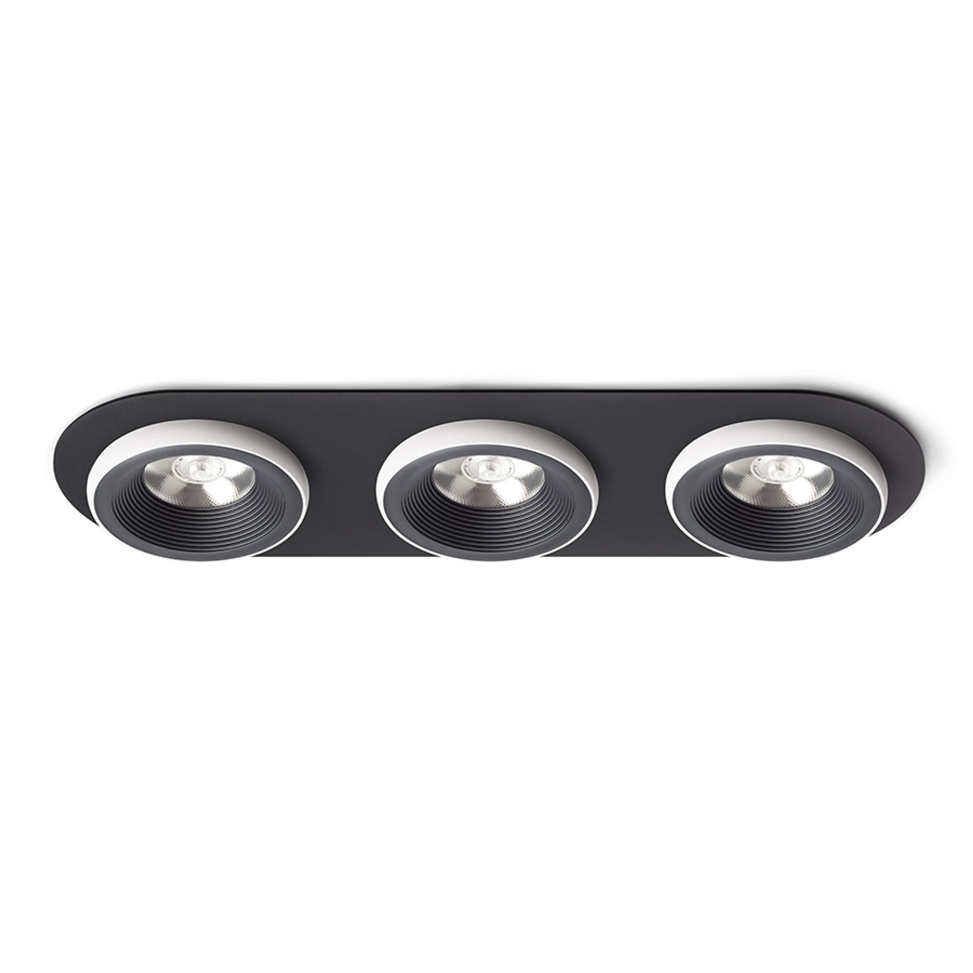 RENDL recessed light SHARM R III recessed black/white 230V LED 3x10W 24° 3000K R14577 1