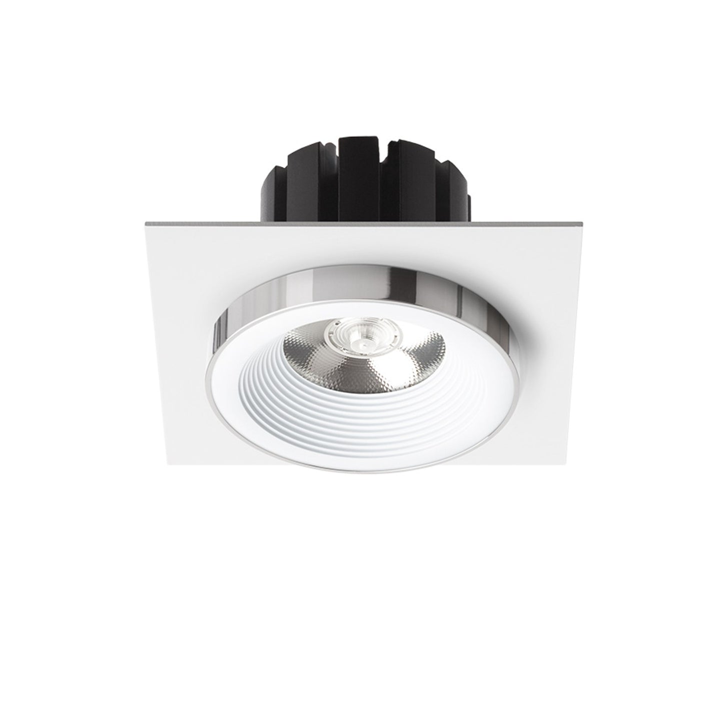 RENDL recessed light SHARM SQ I recessed white chrome 230V LED 10W 24° 3000K R14578 2