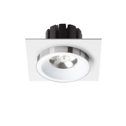 RENDL recessed light SHARM SQ I recessed white chrome 230V LED 10W 24° 3000K R14578 2